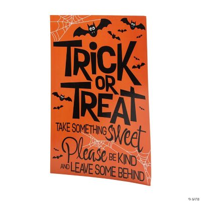 Halloween Candy Sign Oriental Trading