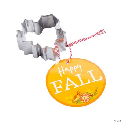 Fall Leaf Cookie Cutters Cards for 12 Oriental Trading
