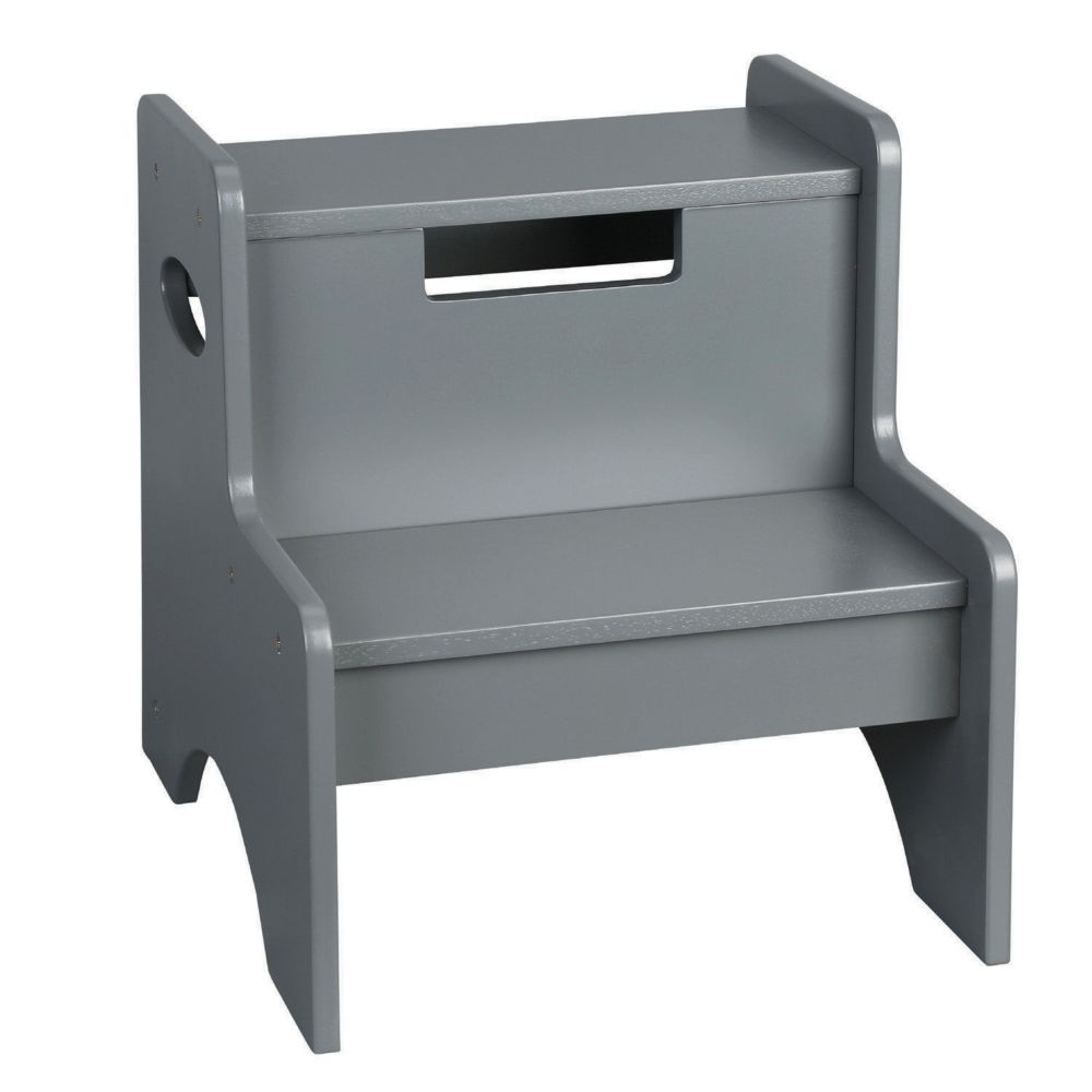 Wildkin Two Step Stool - Gray From MindWare
