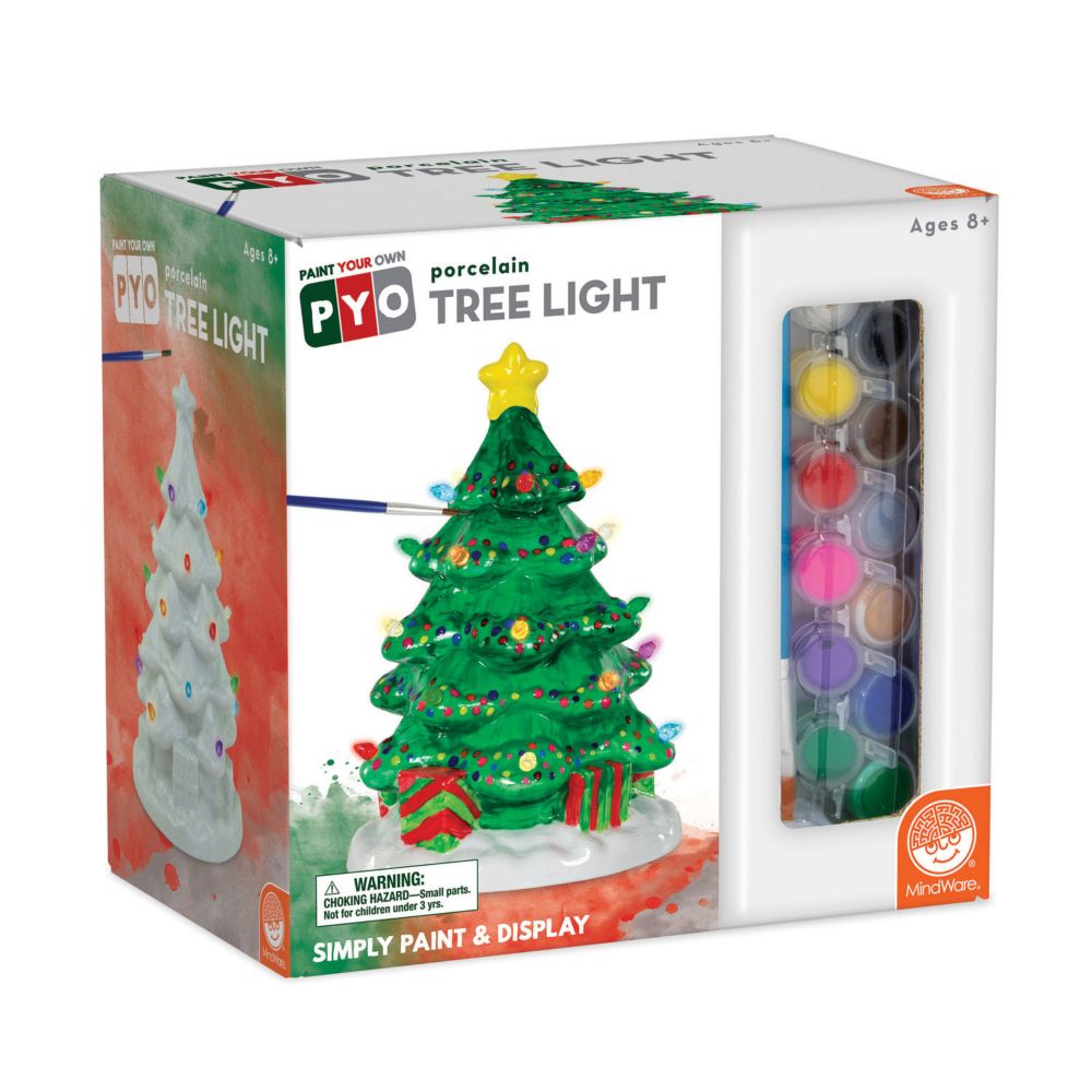 Paint Your Own Porcelain Tree Light From MindWare