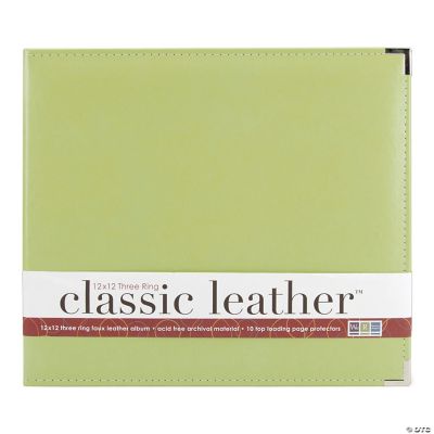 Classic Leather Ring 12X12 (Scrapbook) Album- Kiwi - 633356609162