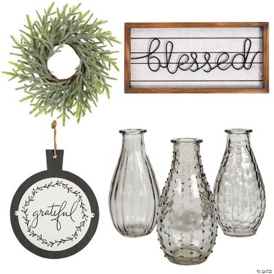 Positively Simple Grateful Room Refresh Decorating Kit 6 Pc.