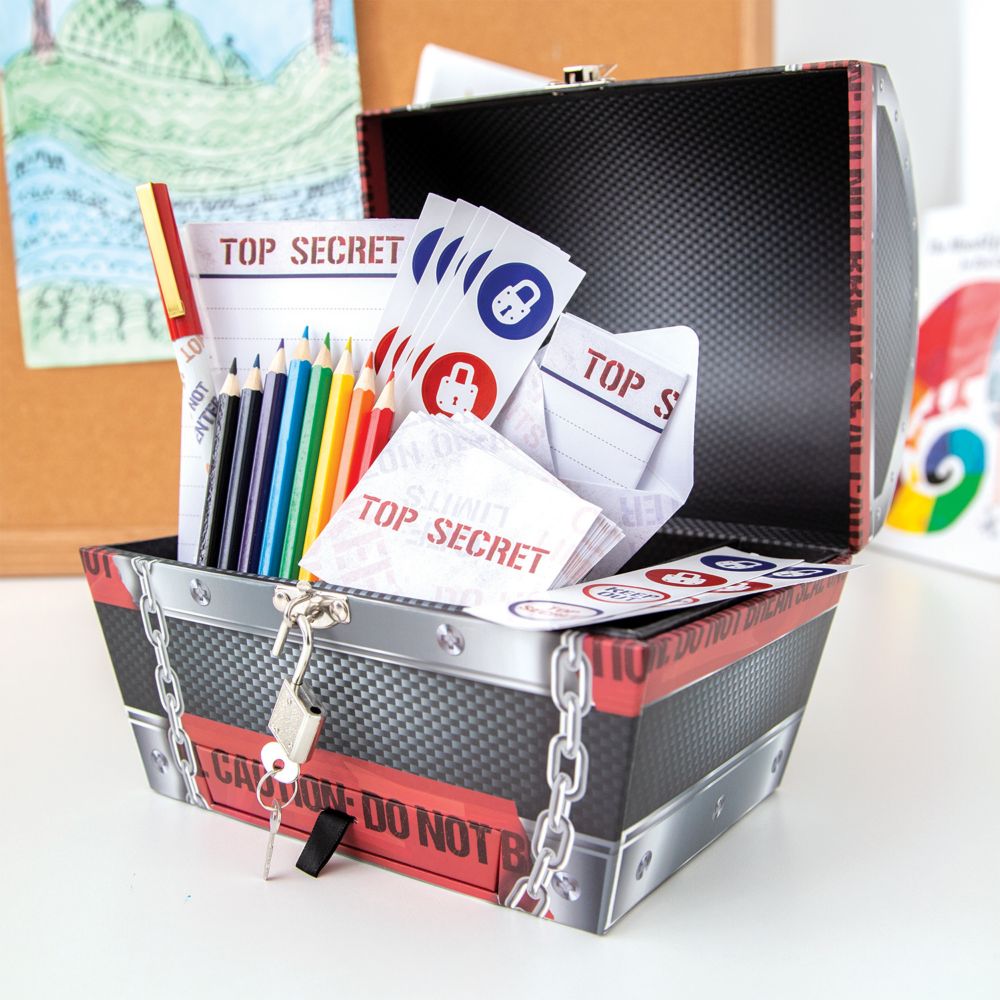Keep Out Stationery Treasure Box Set From MindWare