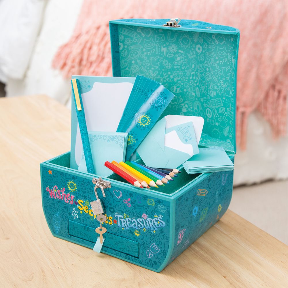 Wishes, Secrets, Treasures Stationery Treasure Box Set From MindWare
