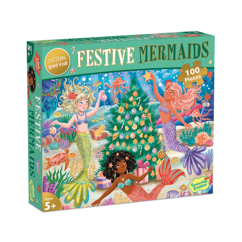Holiday Mermaids Puzzle From MindWare