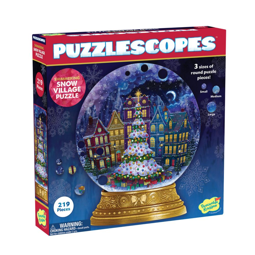 Puzzlescopes: Snow Village From MindWare