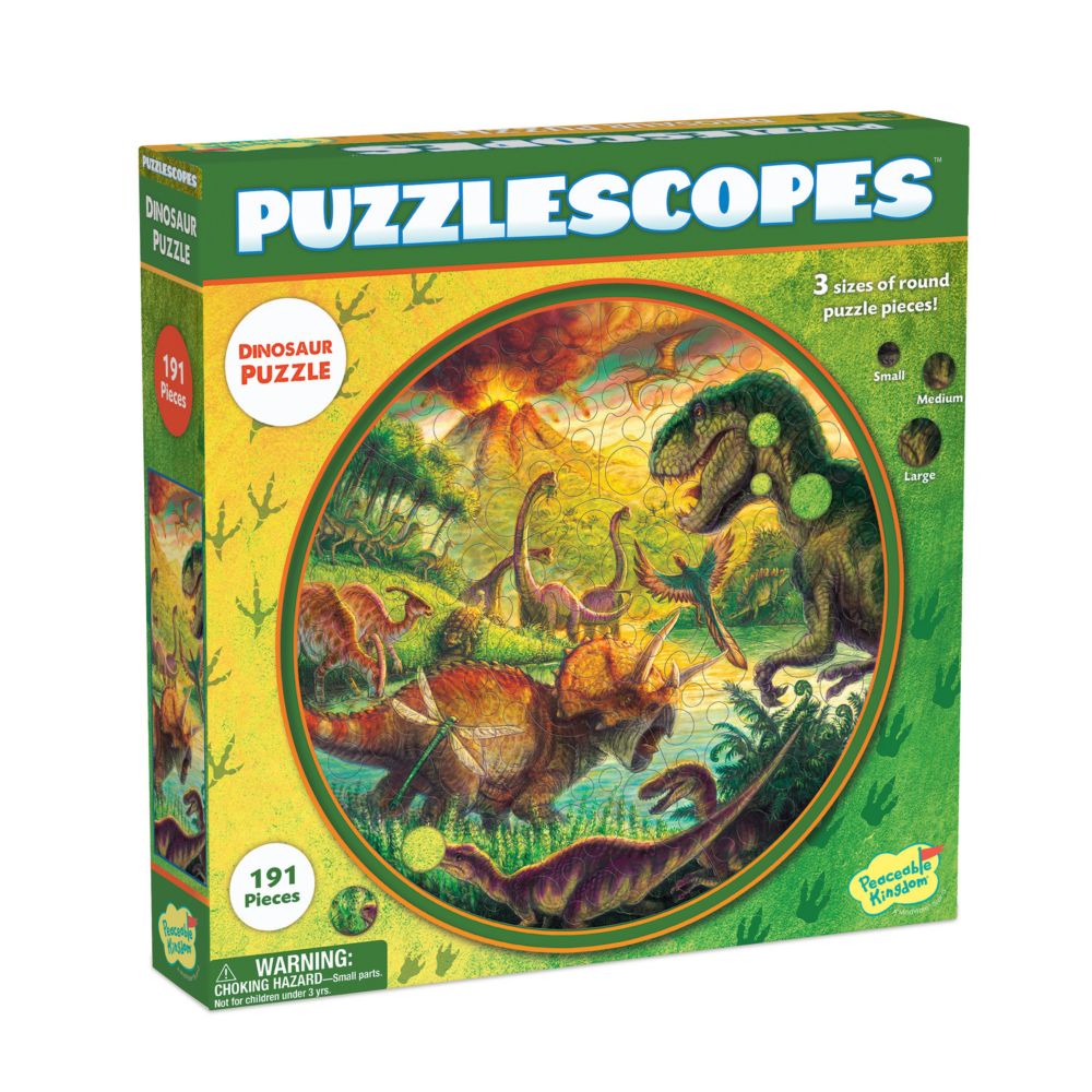 Puzzlescopes: Dinosaur Puzzle From MindWare
