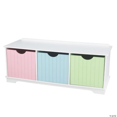 KidKraft Nantucket Storage Bench Pastel