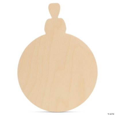 25ct Woodpeckers Crafts, DIY Unfinished Wood 6 Christmas Ornament Cutout, Pack of 25 Natural