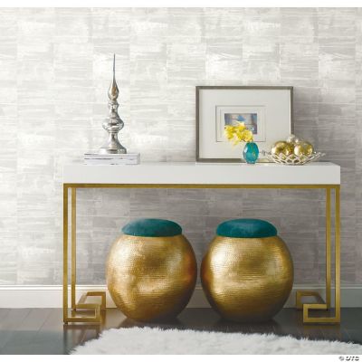 Roommates Congo Peel & Stick Wallpaper - White | Oriental Trading