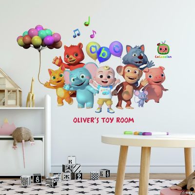 Roommates Cocomelon Peel And Stick Giant Wall Decals With Alphabet ...