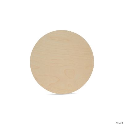 Wood Discs for Crafts, 4 x 1/16 inch, Pack of 250 Unfinished Wood Circles, by Woodpeckers