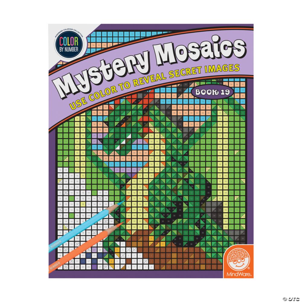 Color By Number Mystery Mosaics: Coloring Book 19 From MindWare