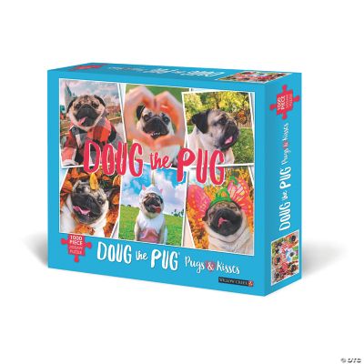 Pug With A Pearl Earring: Exploding Kittens 1000 Piece Jigsaw Puzzle