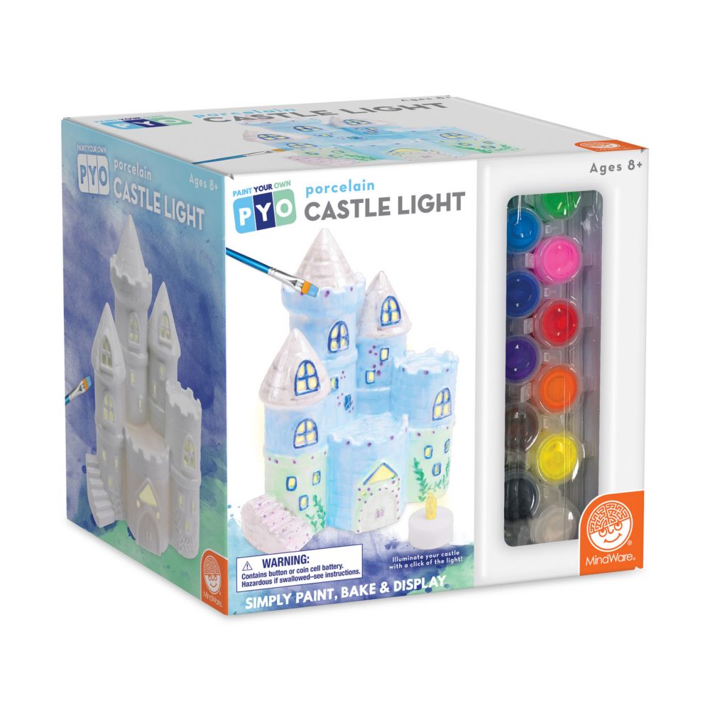 Paint Your Own Porcelain Castle Light From MindWare