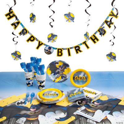 Batman™ Birthday Party Tableware Kit for 24 Guests