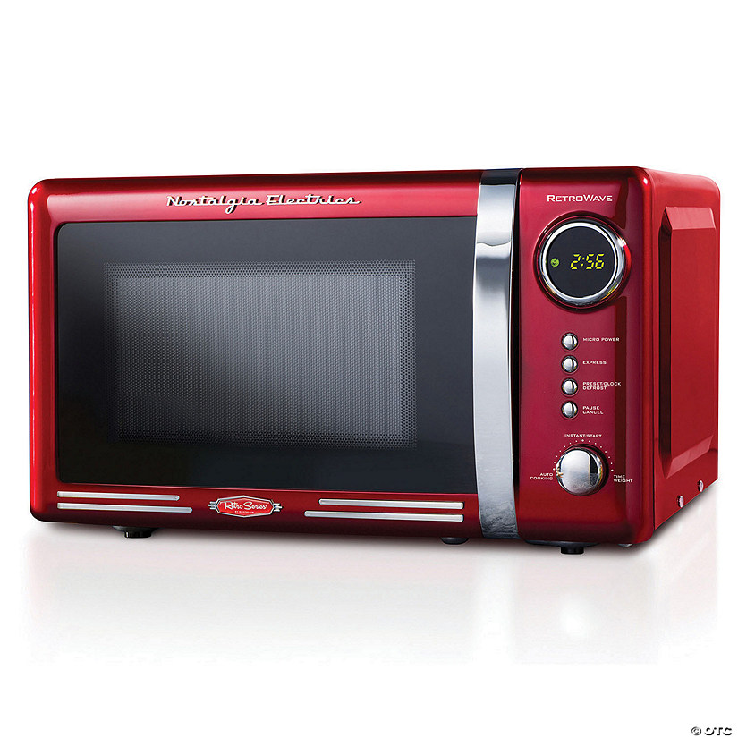 Nostalgia Retro 700 Watt Countertop, Retro Countertop Microwave Oven