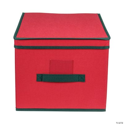 Northlight 16" Collapsible Christmas Decoration Storage Box with Handle