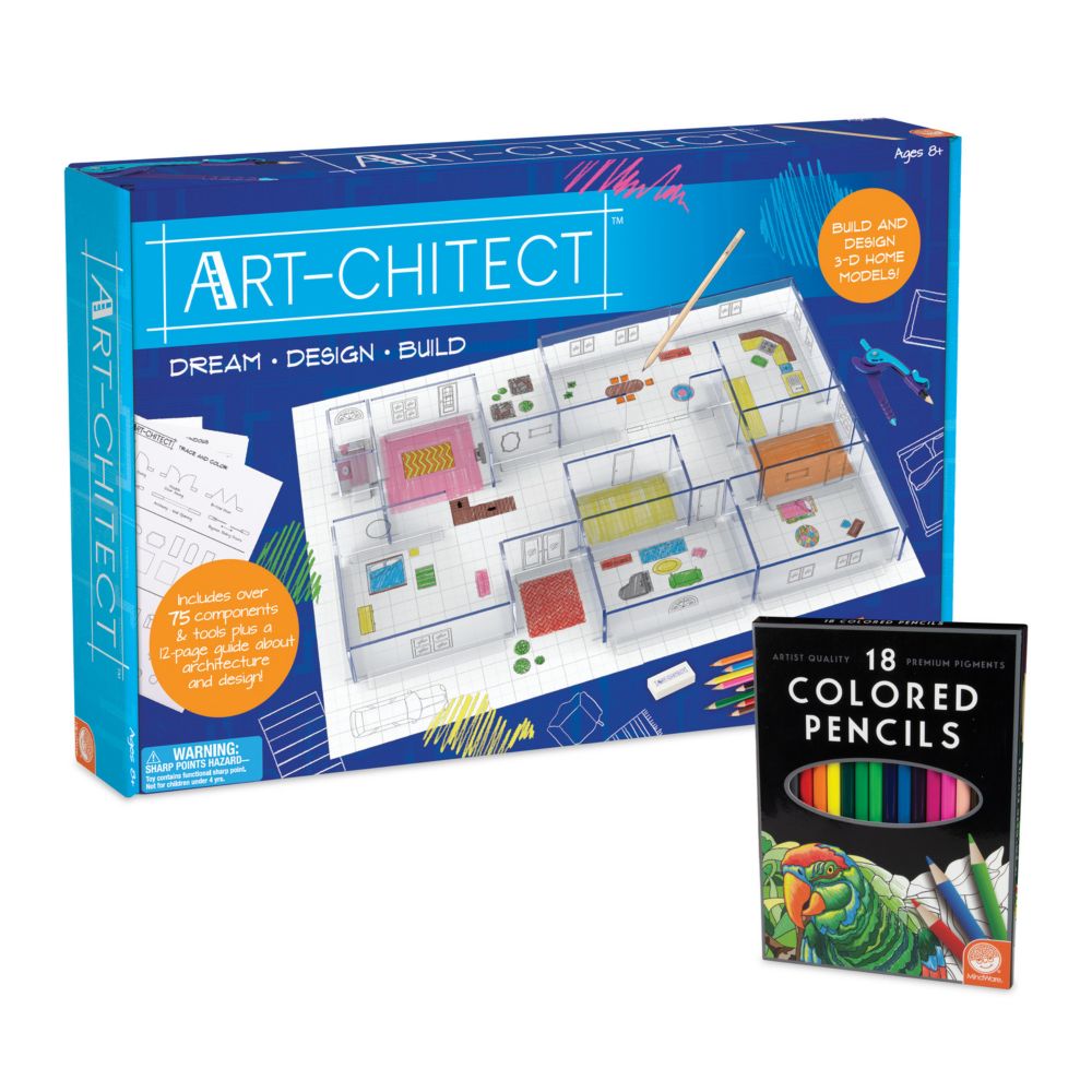 Art-chitect with FREE Colored Pencils From MindWare