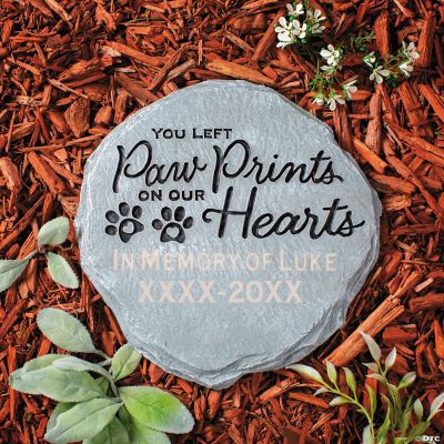 Personalized Pet Memorial Garden Stone | Oriental Trading