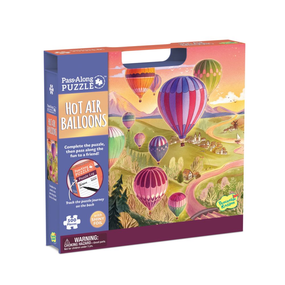 Hot Air Balloons Pass Along Puzzle From MindWare