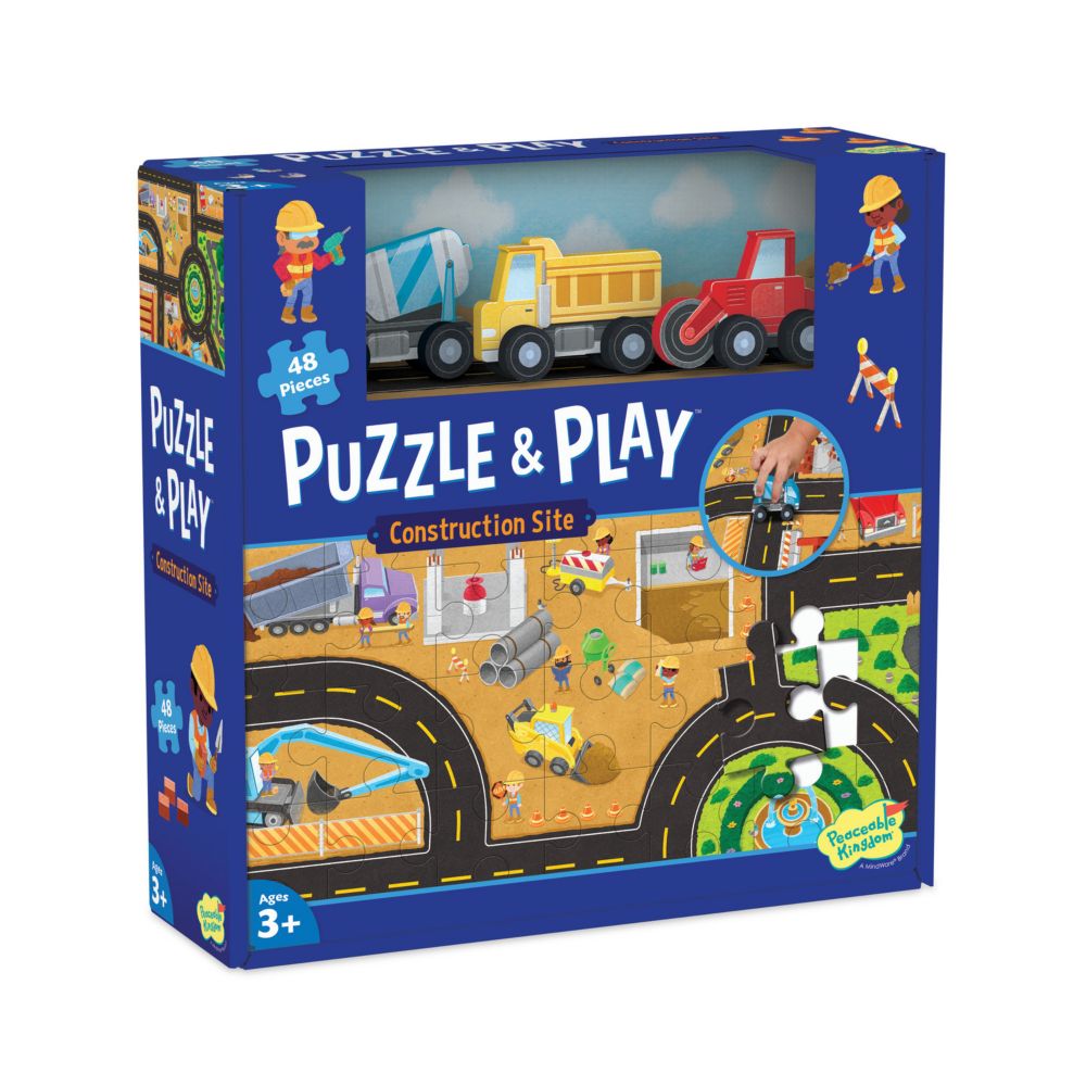 Puzzle and Play: Construction Site From MindWare