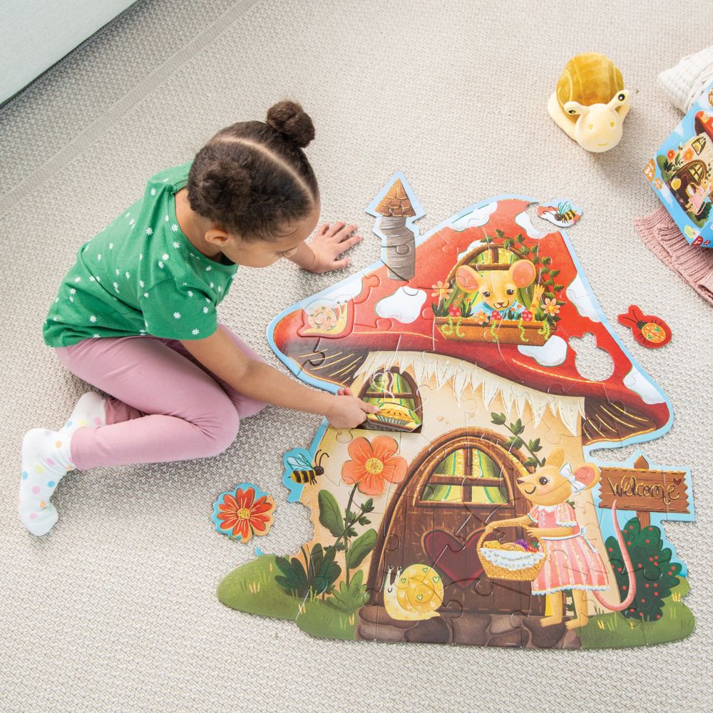 Mouse House Floor Puzzle From MindWare
