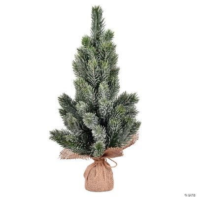 Vickerman 19" Frosted Spruce Sapling Artificial Christmas Tree, Unlit