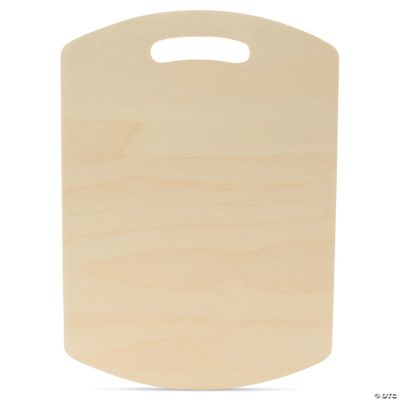 Woodpeckers Crafts, DIY Unfinished Wood 12" Cutting board Cutout Pack