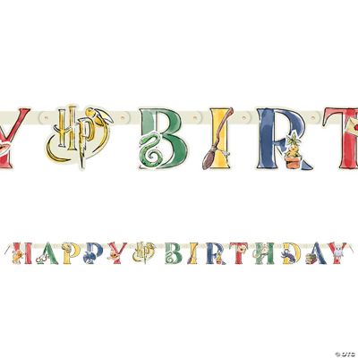 Harry Potter™ Party Birthday Banner | Oriental Trading