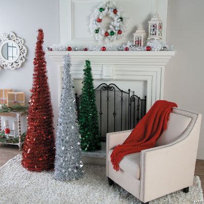 1pc Paper Honeycomb Decor With Christmas Tree Shape, Ideal For