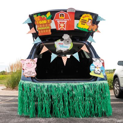 Value Religious Barnyard TrunkorTreat Decorating Kit 8 Pc