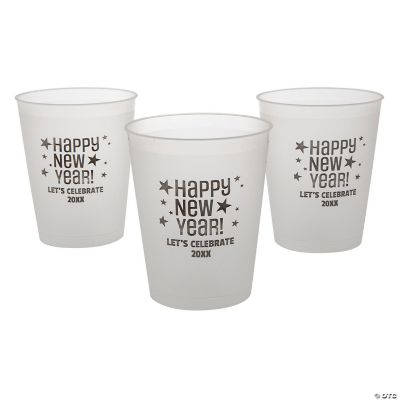 16oz. Happy New Year Plastic Cups, 50ct.
