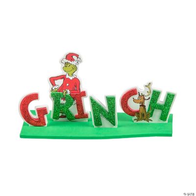 3D Dr. Seuss™ The Grinch Name Stand-Up Craft Kit - Makes 12