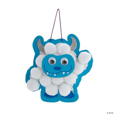 Yeti PomPom Ornament Craft Kit Makes 12