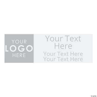 Personalized Logo & Text Banner - Medium | Oriental Trading