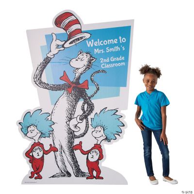 Personalized Dr. Seuss™ The Cat in the Hat™ Life-Size Cardboard Stand ...