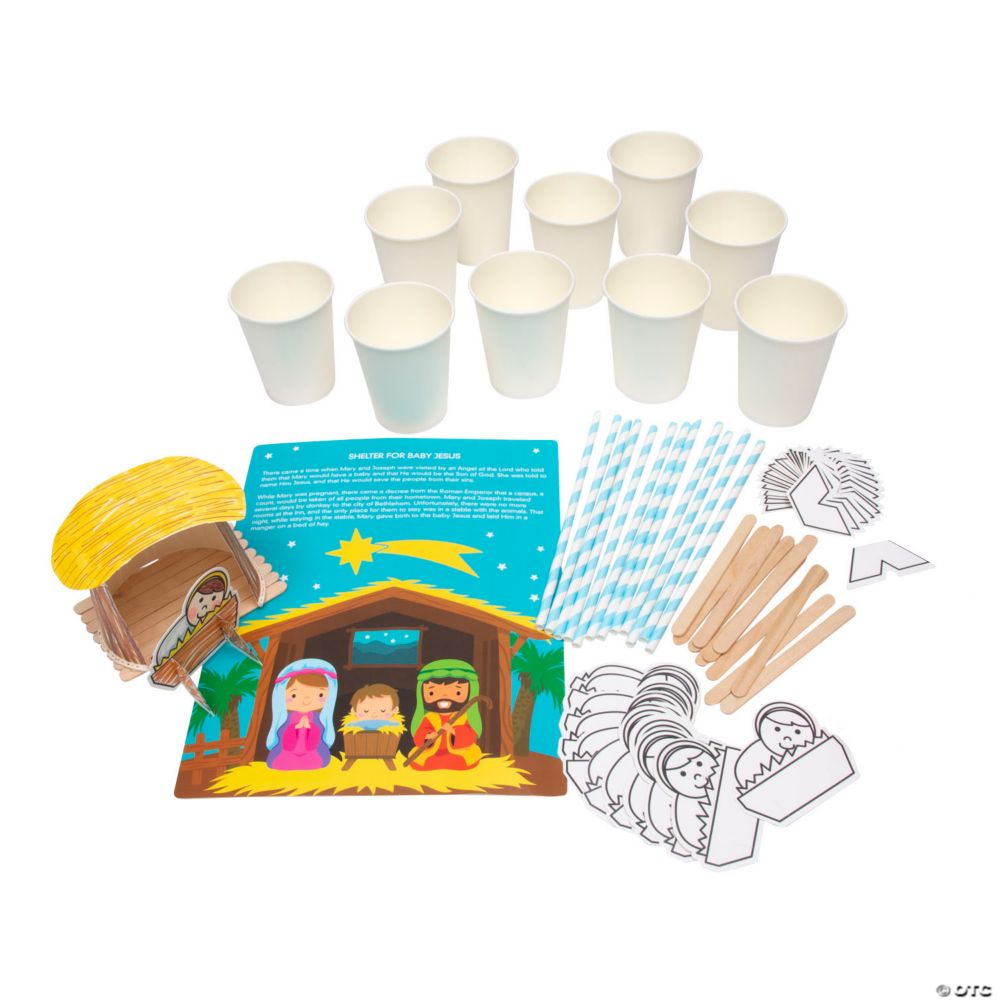 DIY STEM Nativity Craft Kit for 10