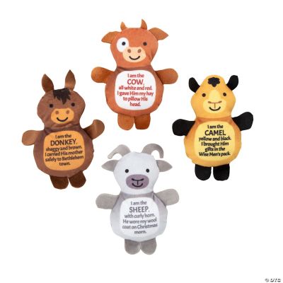 Bulk 50 Pc. Christmas Religious Stuffed Nativity Animals