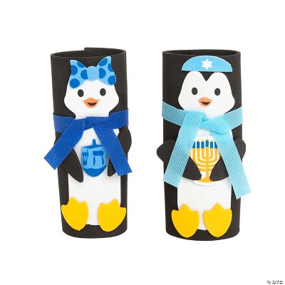 Penguin Craft Roll Hanukkah Craft Kit - Makes 12 - Less Than Perfect ...