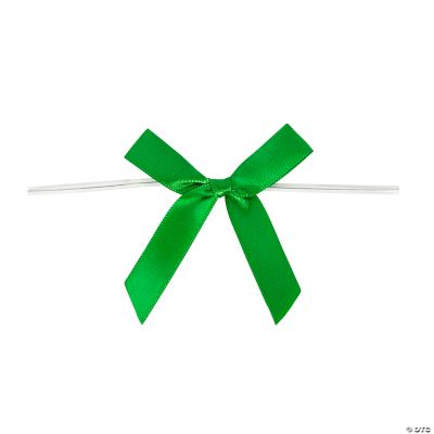 green-twist-tie-satin-bows-50-pc-oriental-trading