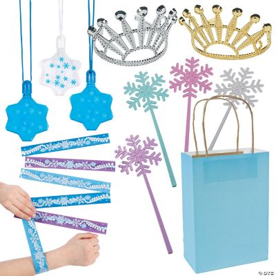 60 Pc. Winter Princess Party Favor Kit for 12