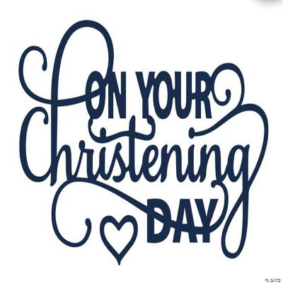 Creative Expressions Expressions Collection Christening Day Die