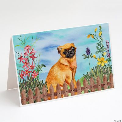 Caroline's Treasures CK5934GF Brussels Griffon Love Garden