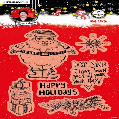 Studio Light ABM Clear Stamp Christmas Dear Santa Essentials ...