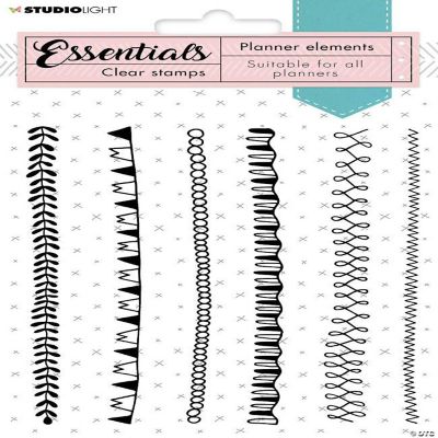 Studio Light SL Clear Stamp Borders Planner Essentials 105x148mm nr06