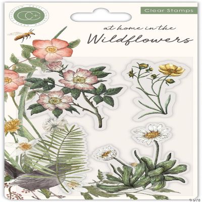 Craft Consortium at Home in The Wildflowers Clear Stamps Flora