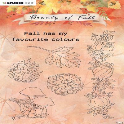 Studio Light SL Clear Stamp Mushrooms Pumpkins Beauty Of Fall 105x148mm ...