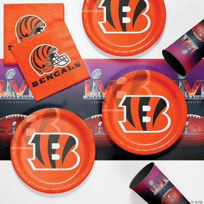 NFL Cincinnati Bengals Super Bowl LVI Party Supplies Kit 33 Piece