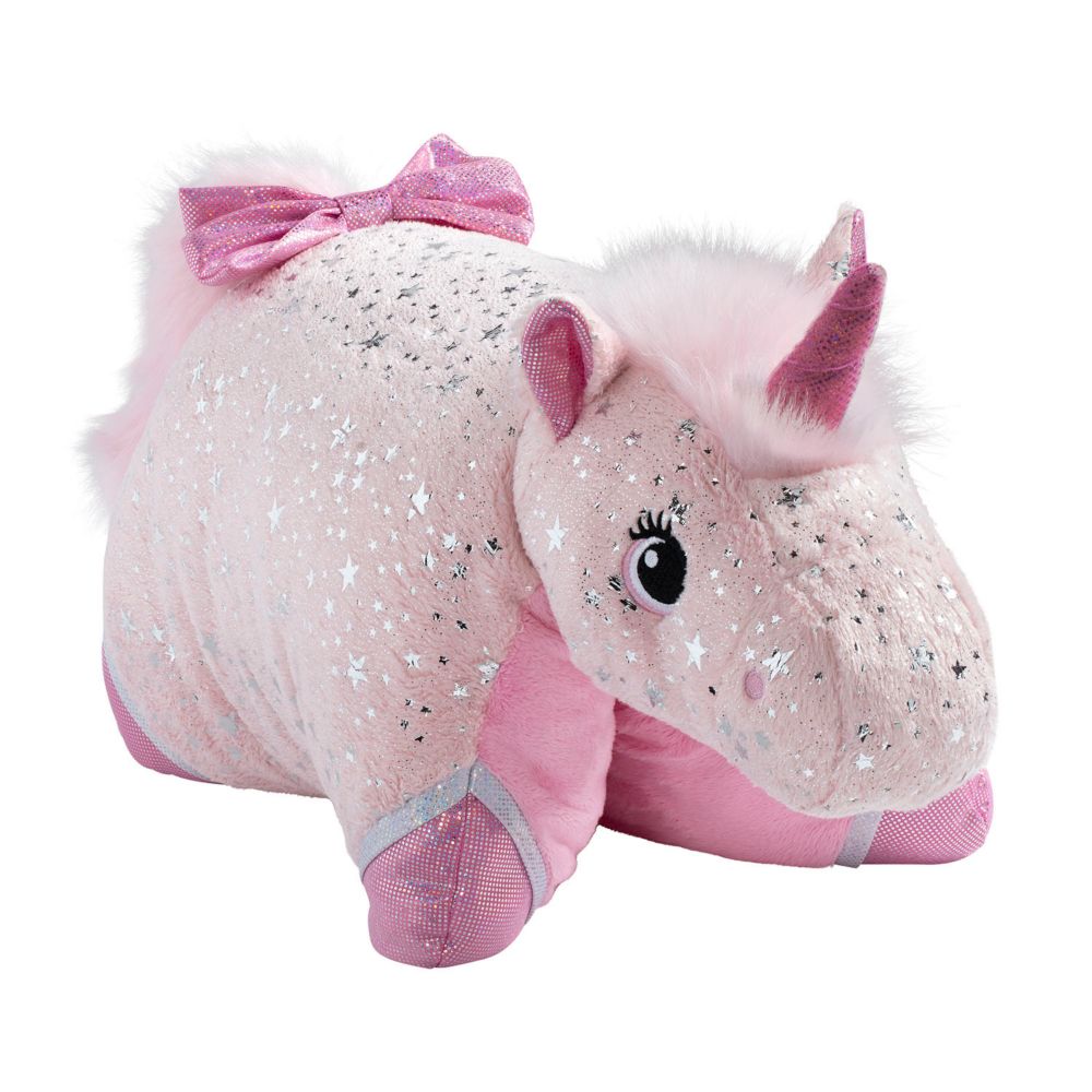 Pillow Pet - Sparkly Pink Unicorn From MindWare